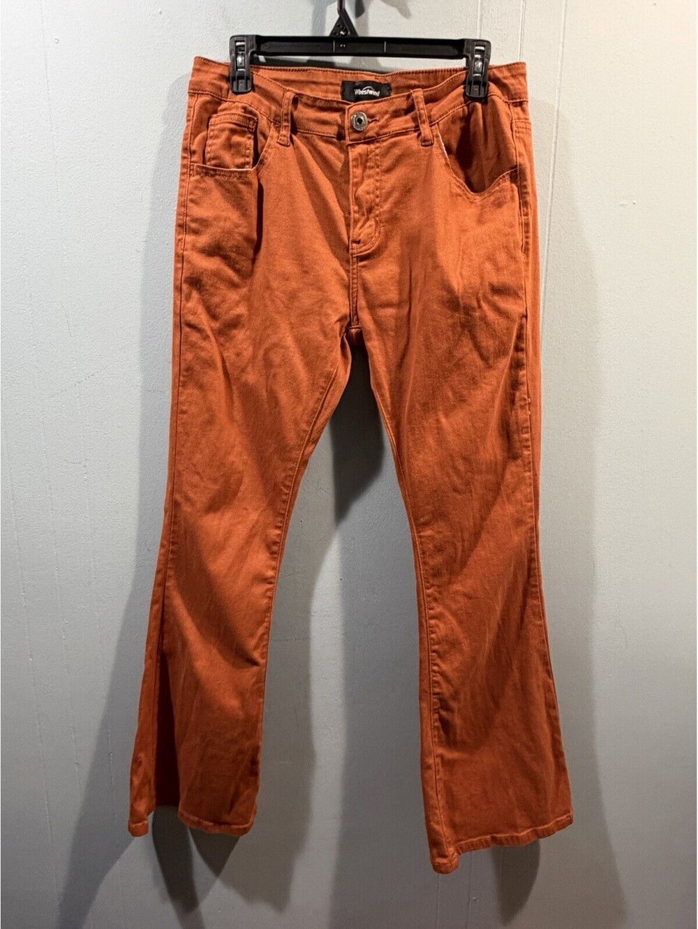 Womens Best Wind Denim Size Medium Rust Colored